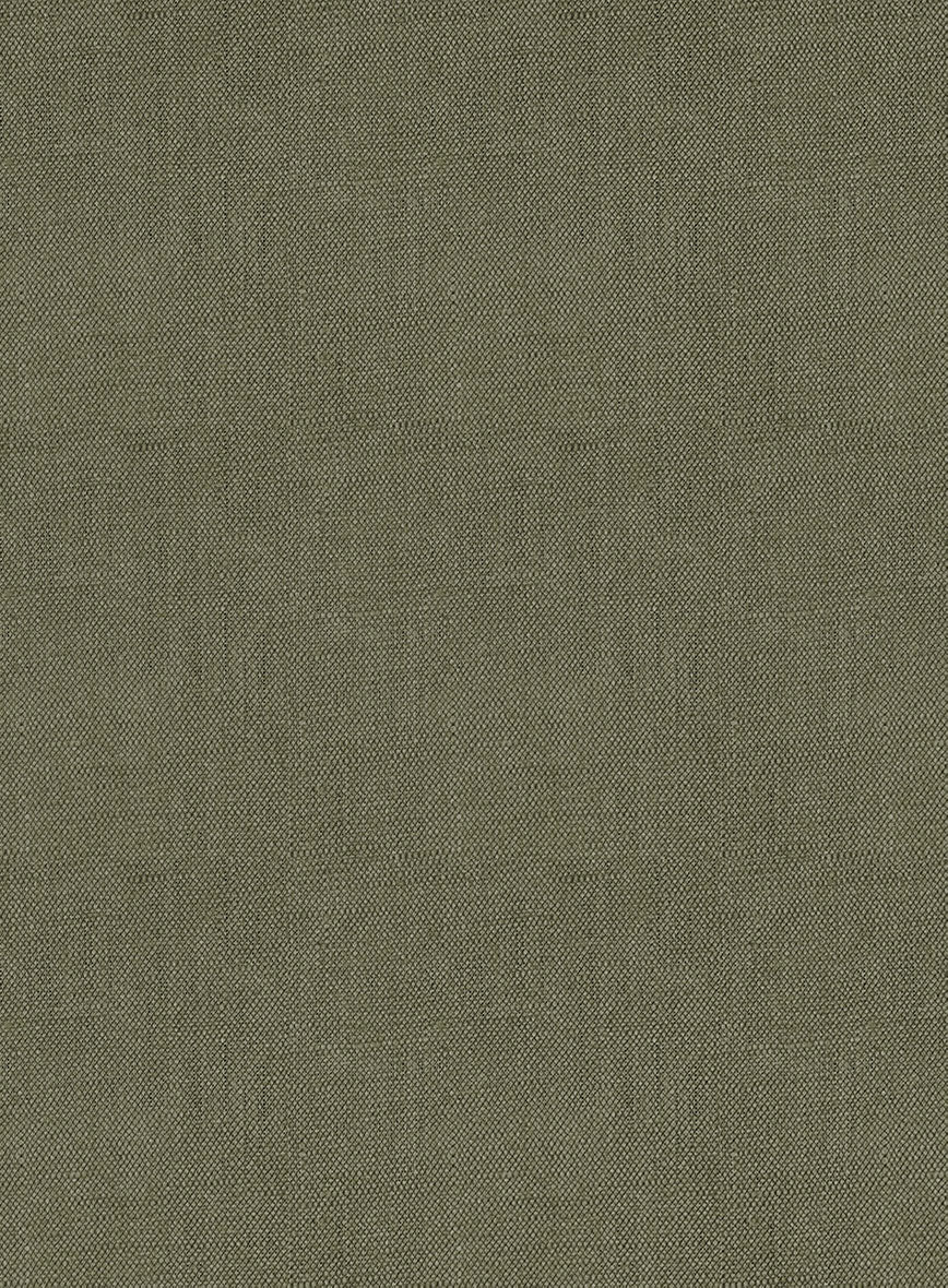 Italian French Green Linen Jacket - Image 2
