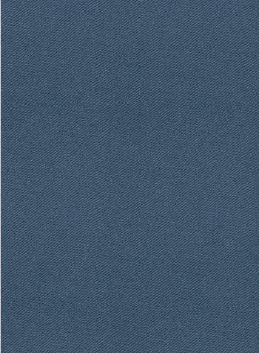Italian Harbor Blue Cotton Stretch Jacket - Image 3