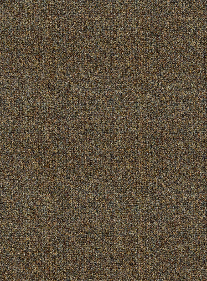 Italian Highlander Brass Green Tweed Jacket - Image 2
