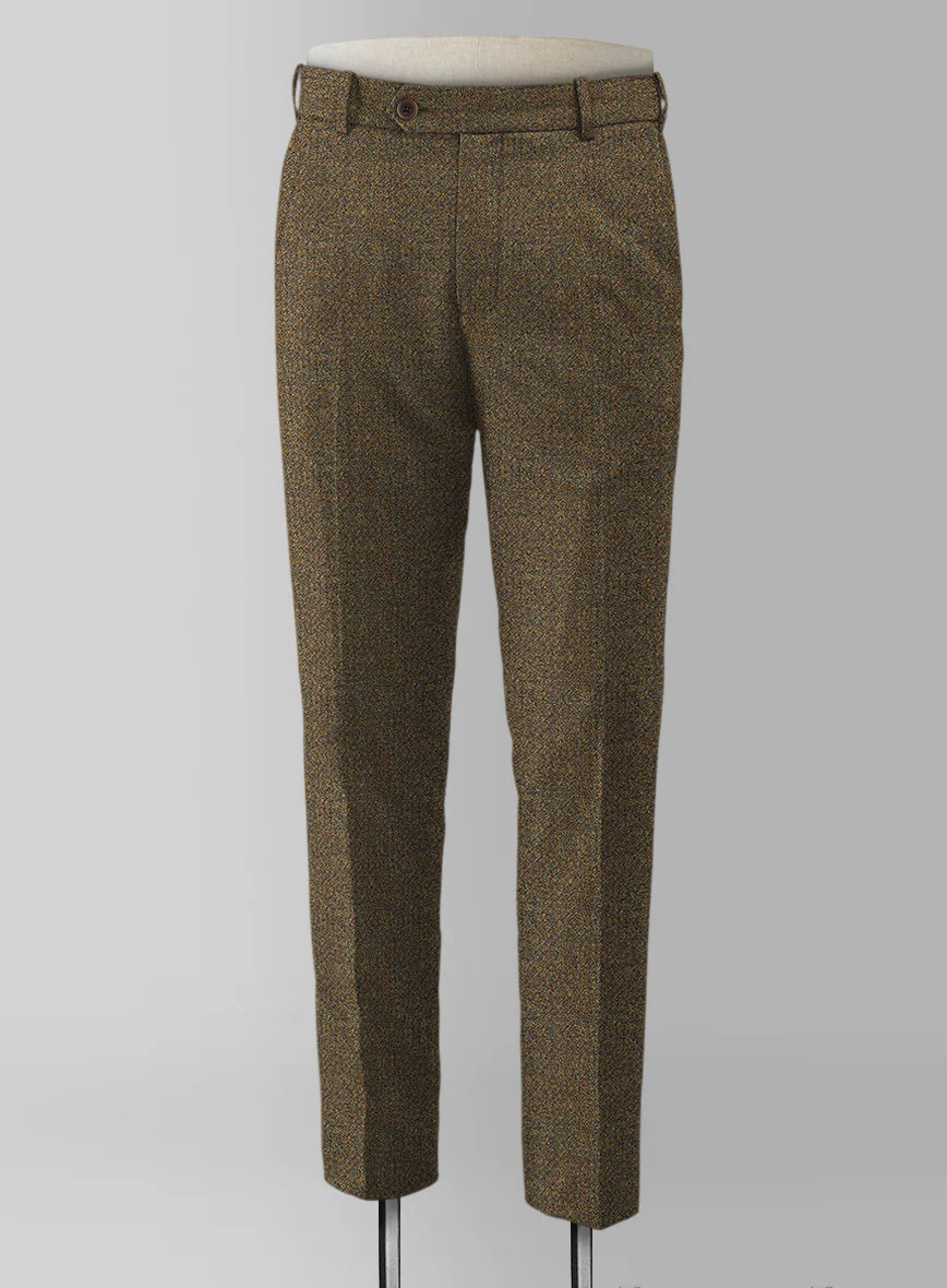 Italian Highlander Brass Green Tweed Suit - Image 4