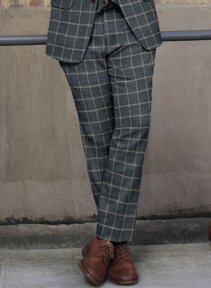 Italian Highlander Emilo Blue Tweed Suit - Image 4