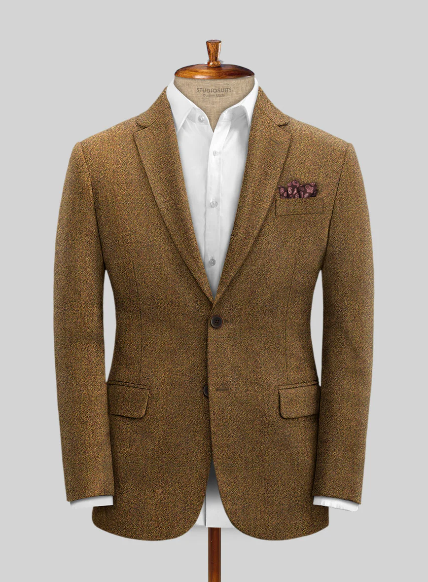 Italian Highlander Rust Tweed Jacket