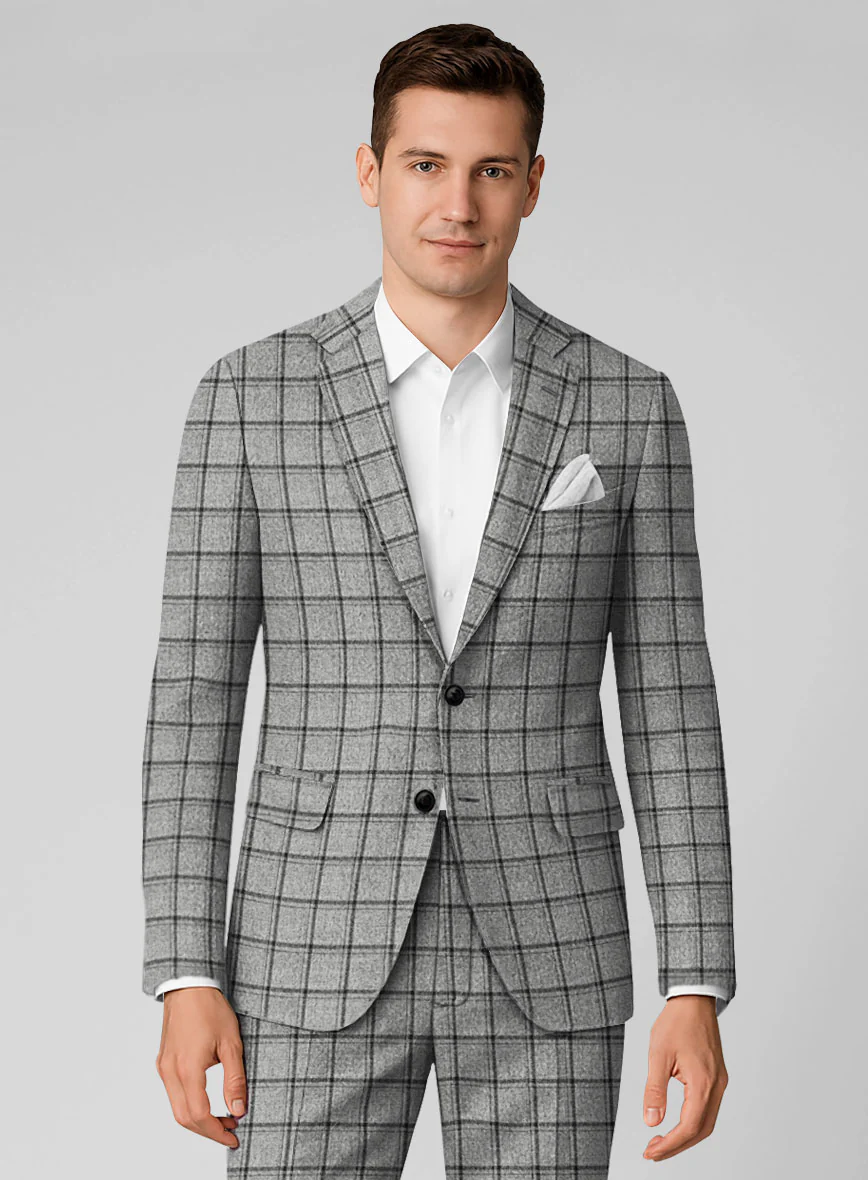 Italian Ironclad Check Tweed Suit - Image 3