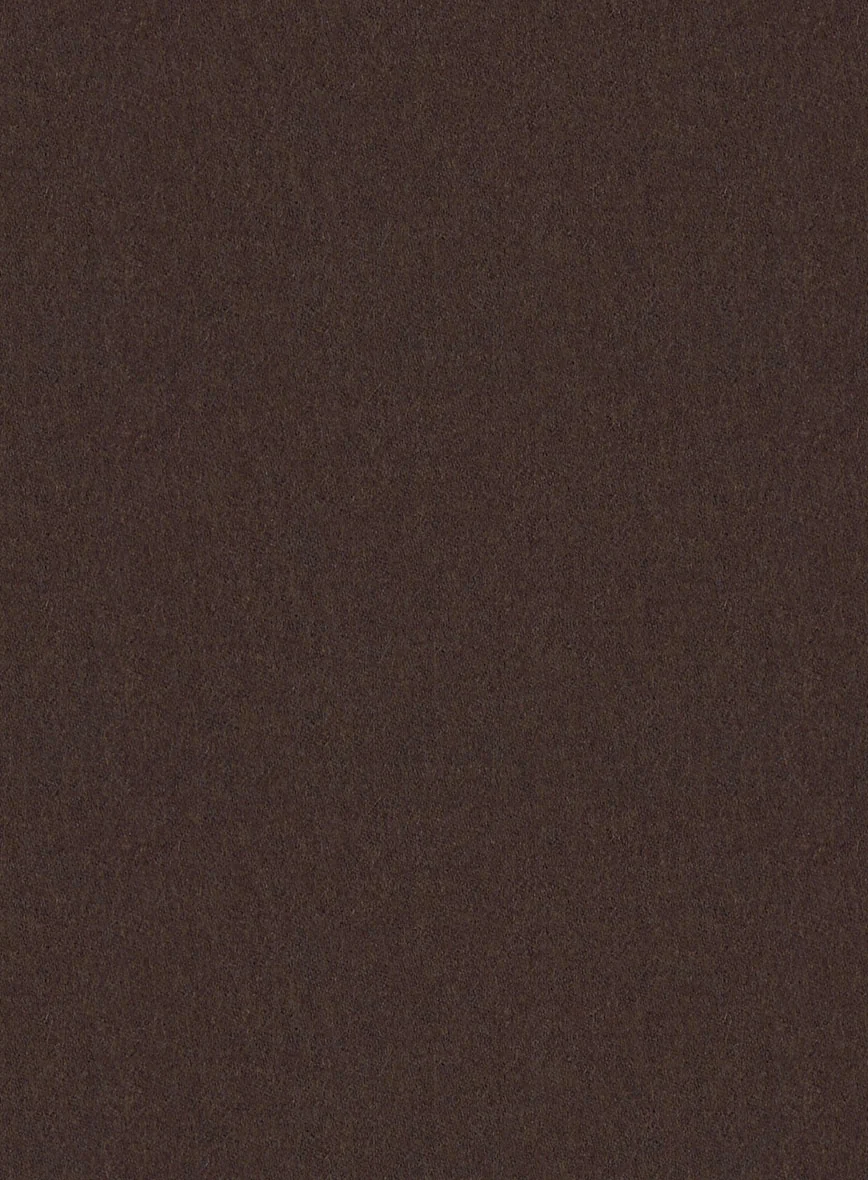 Italian Iucef Cocoa Brown Wool Pants - Image 2