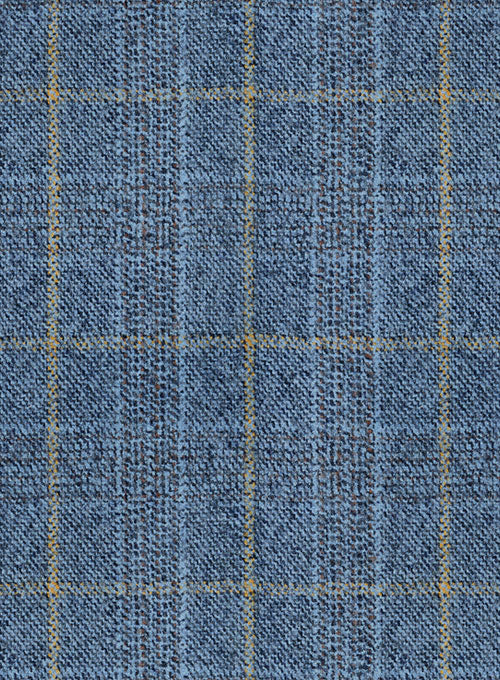 Italian Lielmo Blue Tweed Jacket - Image 2
