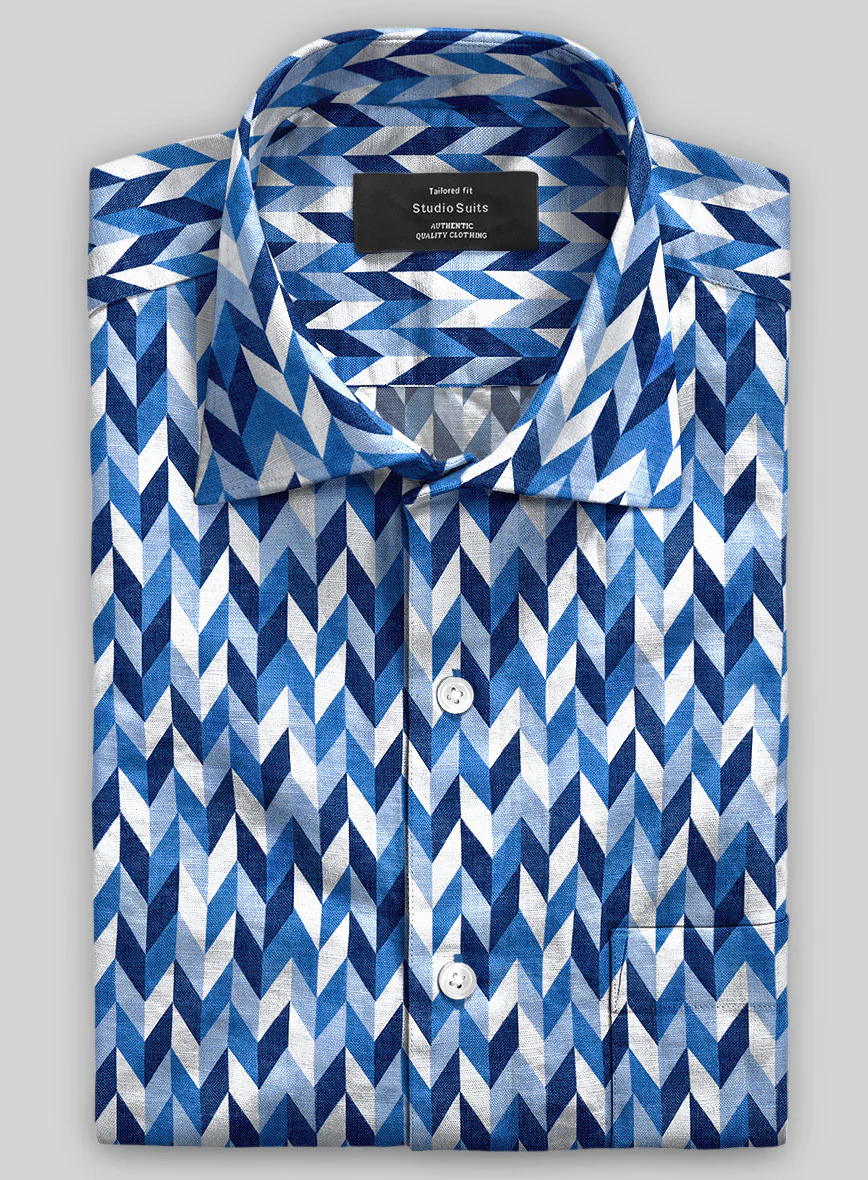Italian Linen Elzar Shirt - Image 2