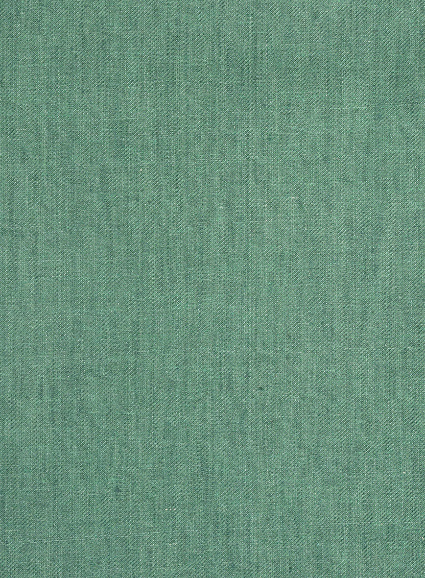 Italian Linen Fern Green Jacket - Image 3