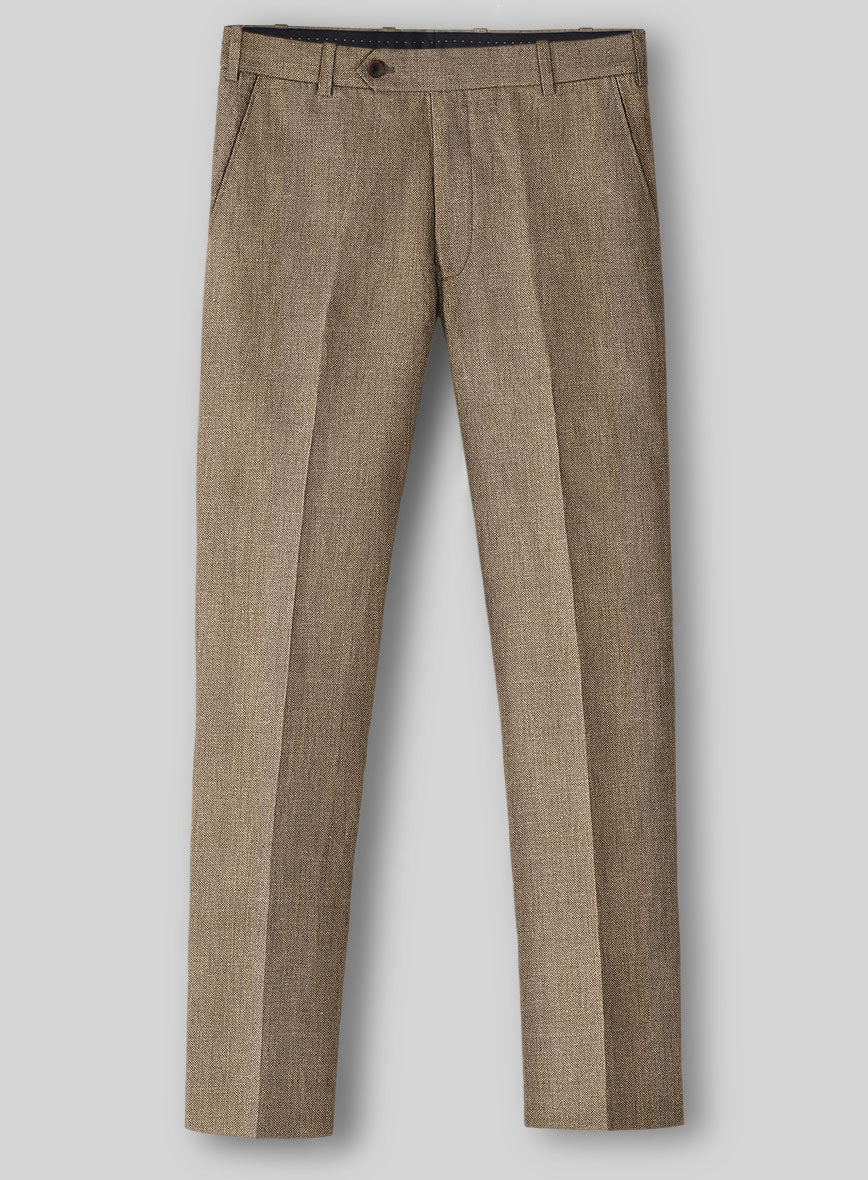 Italian Linen Irish Brown Suit - Image 5