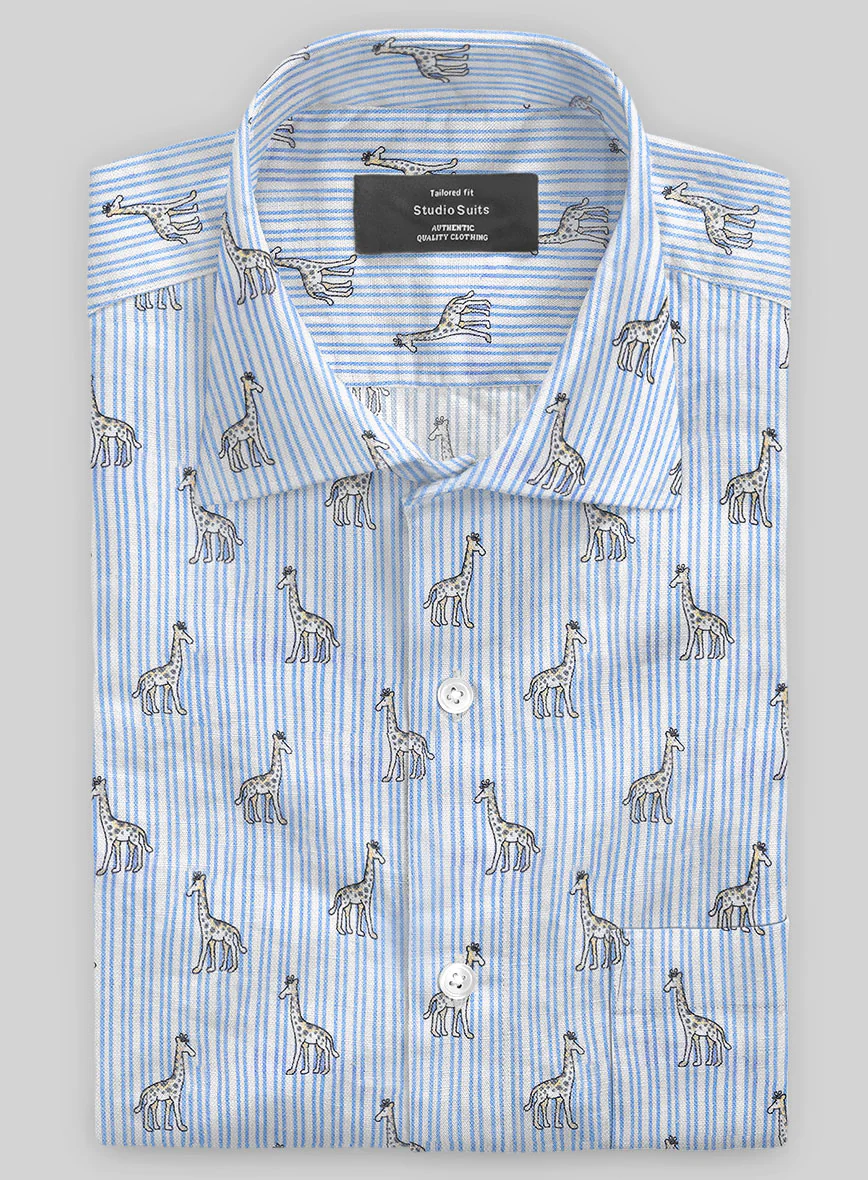 Italian Linen Junnot Shirt - Image 2