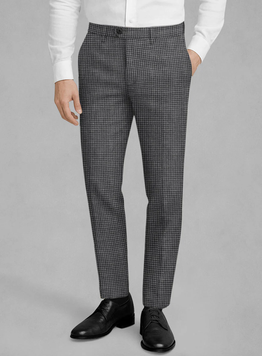 Italian Linen Lupesco Houndstooth Suit - Image 5