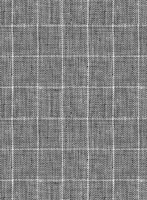 Italian Linen Lusso Black Jacket - Image 2