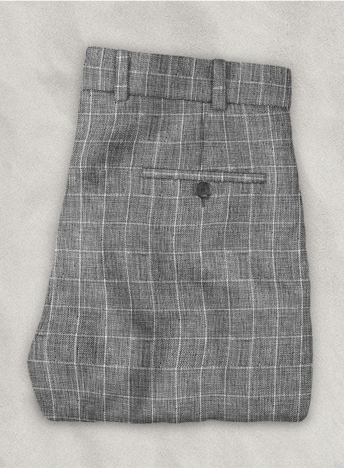 Italian Linen Lusso Black Suit - Image 6