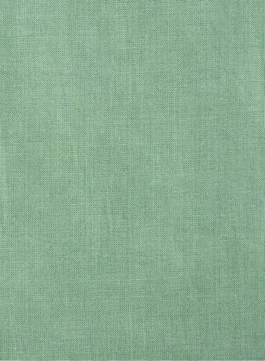 Italian Linen Mojito Green Newsboy Cap - Image 5