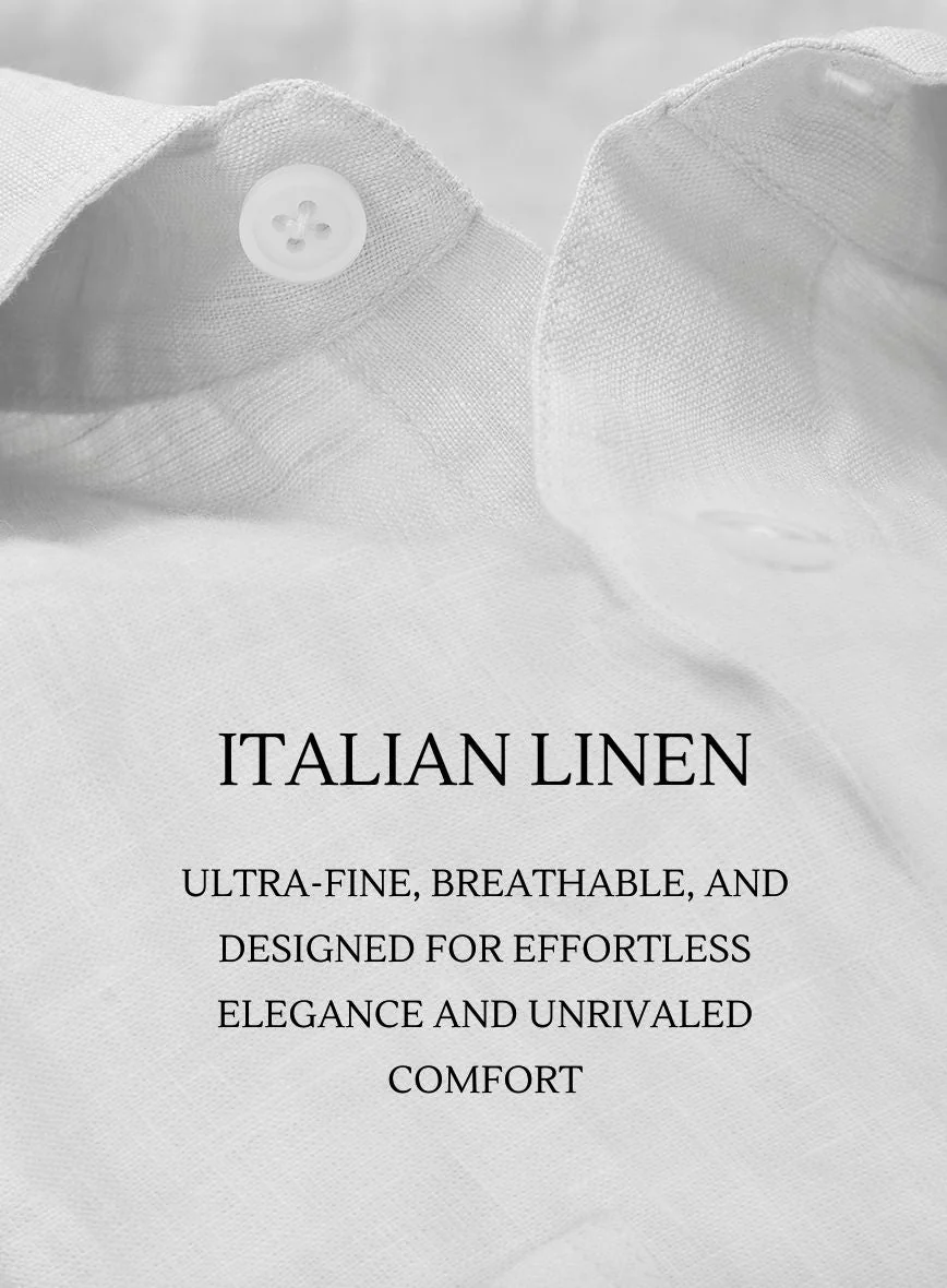 Italian Linen Moltes Shirt - Image 4