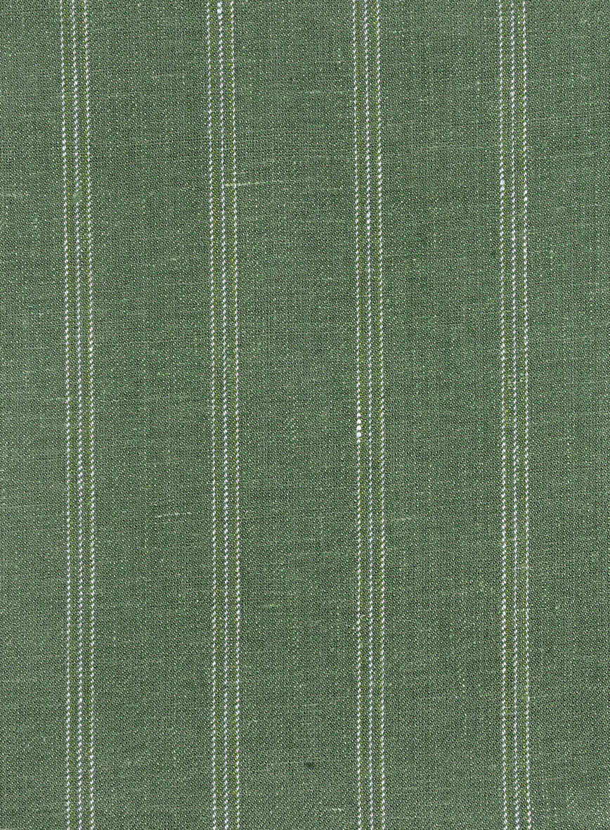 Italian Linen Mossaro Stripe Pants - Image 3