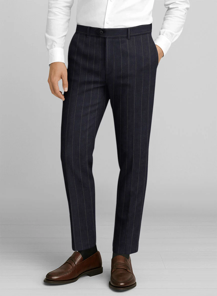 Italian Linen Naviero Stripe Pants