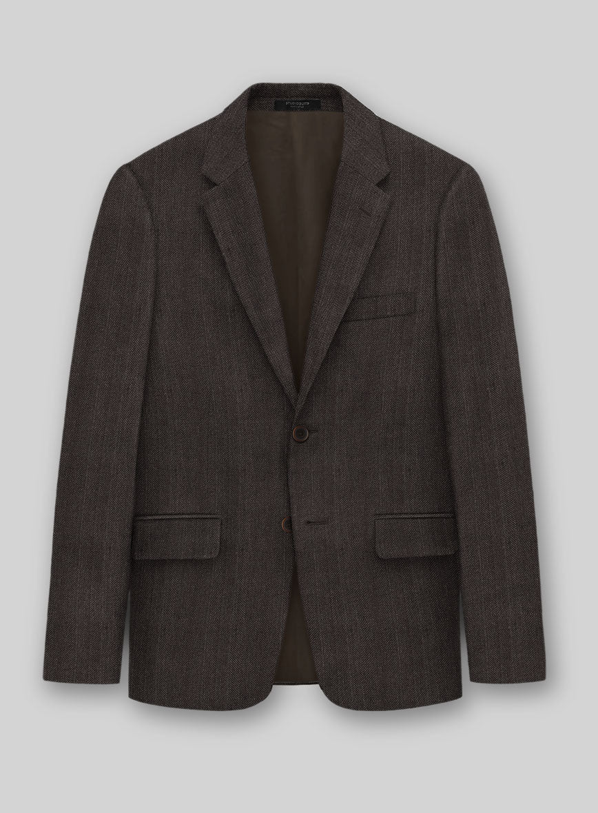 Italian Linen Ombro Herringbone Jacket