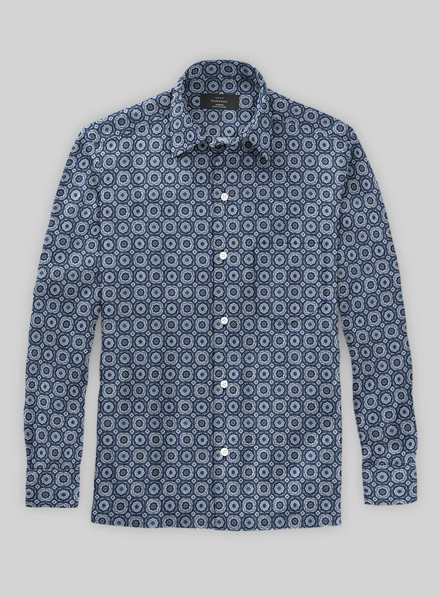 Italian Linen Rillo Shirt - Image 2