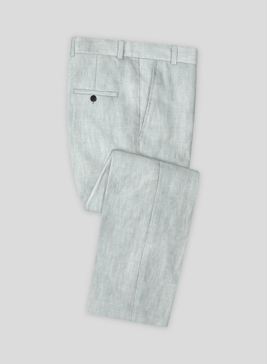 Italian Linen Robin Blue Pants