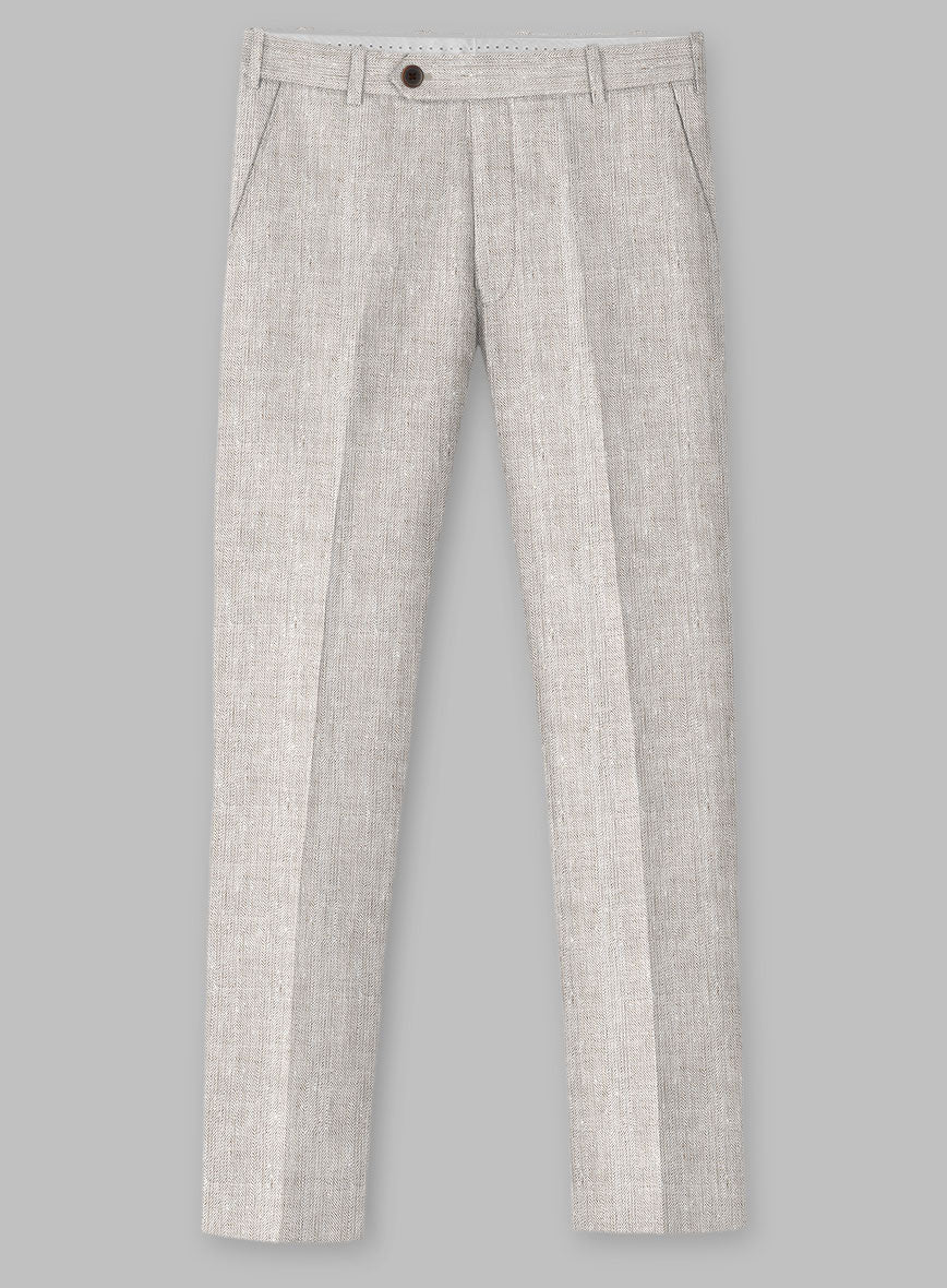Italian Linen Silk Elcino Pants - Image 2