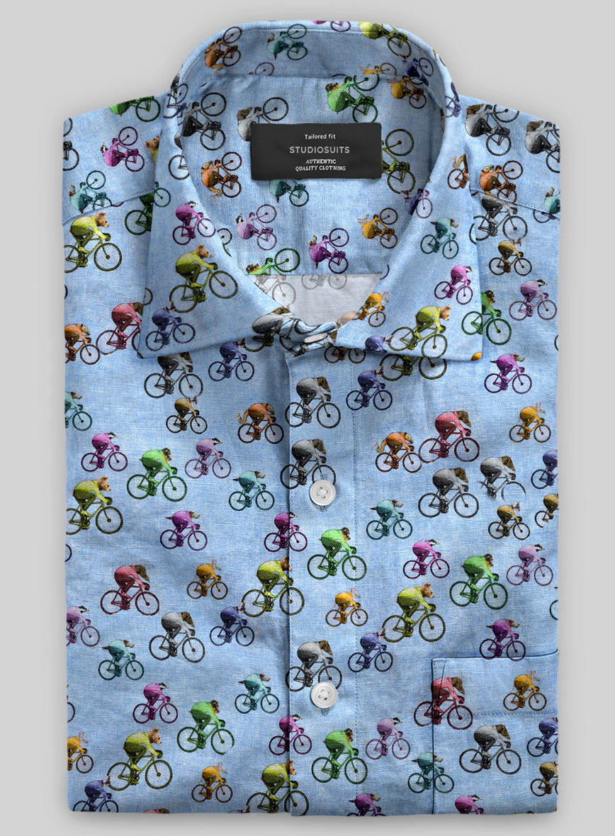 Italian Linen Taunro Shirt - Image 2