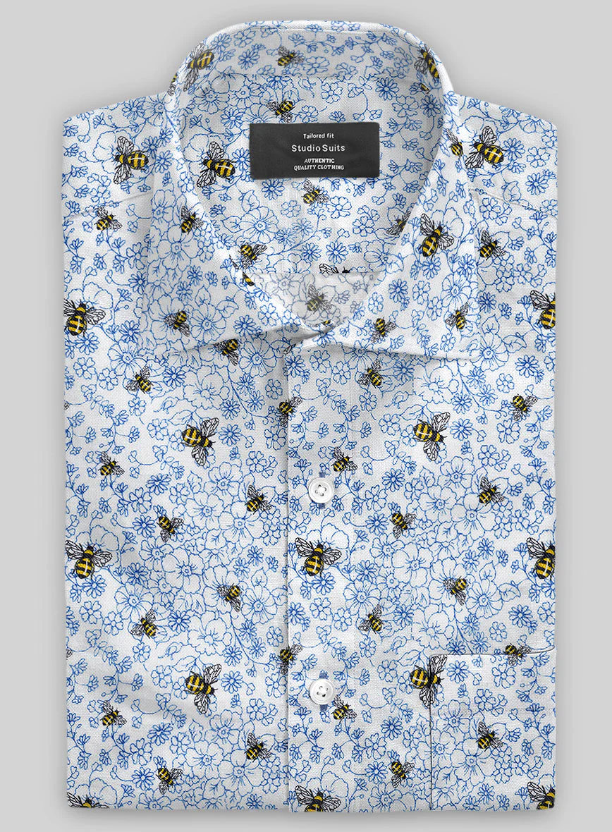 Italian Linen Urnino Shirt - Image 2