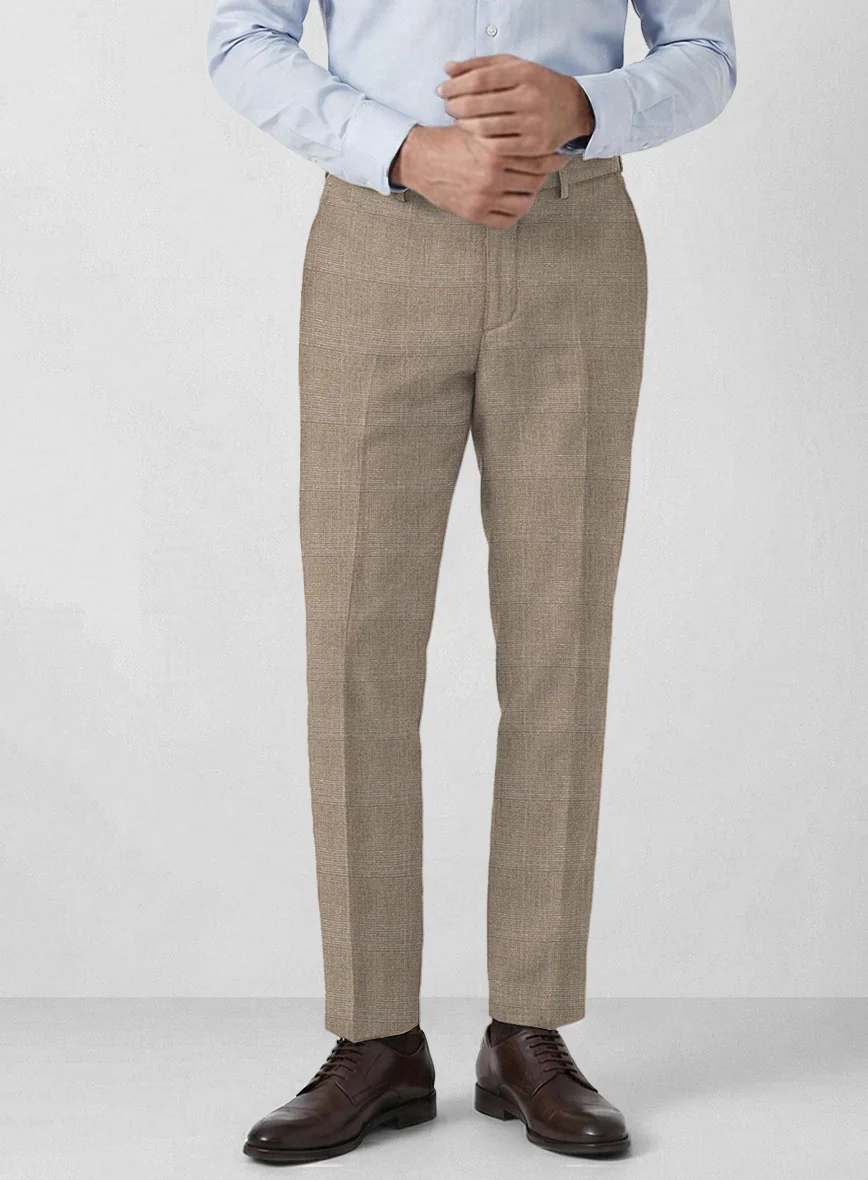 Italian Linen Vittorio Check Suit - Image 5