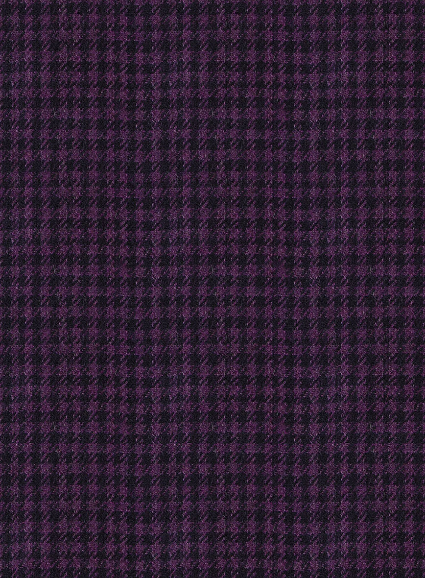Italian Llio Purple Wool Pants - Image 2