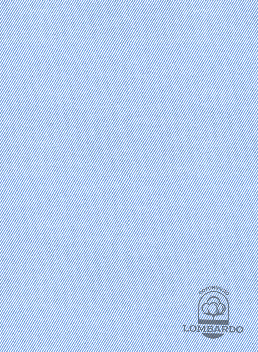 Italian Lombardo Ceo Aqua Blue Shirt - Image 3