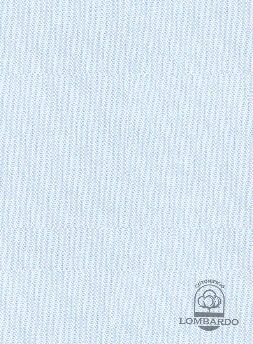 Italian Lombardo Gauze Blue Shirt - Image 3