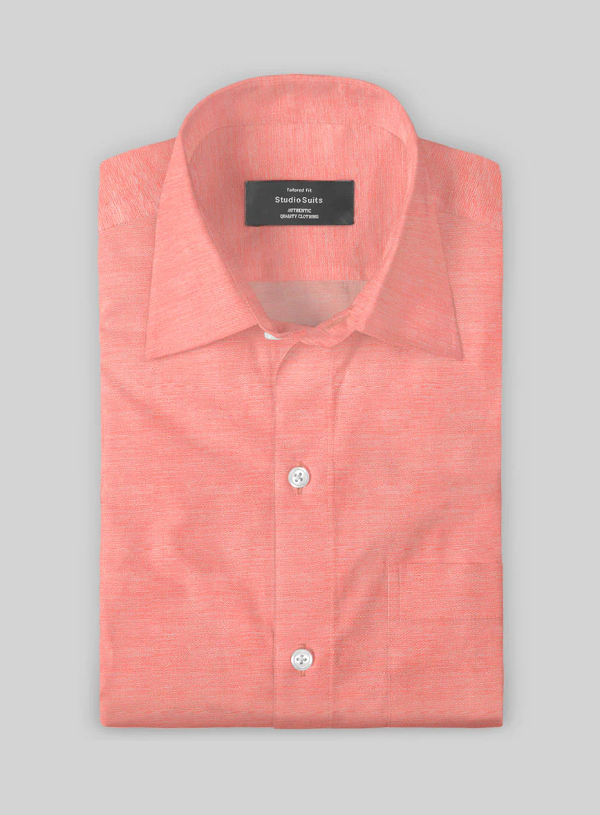 Italian Lombardo Orange Red Shirt