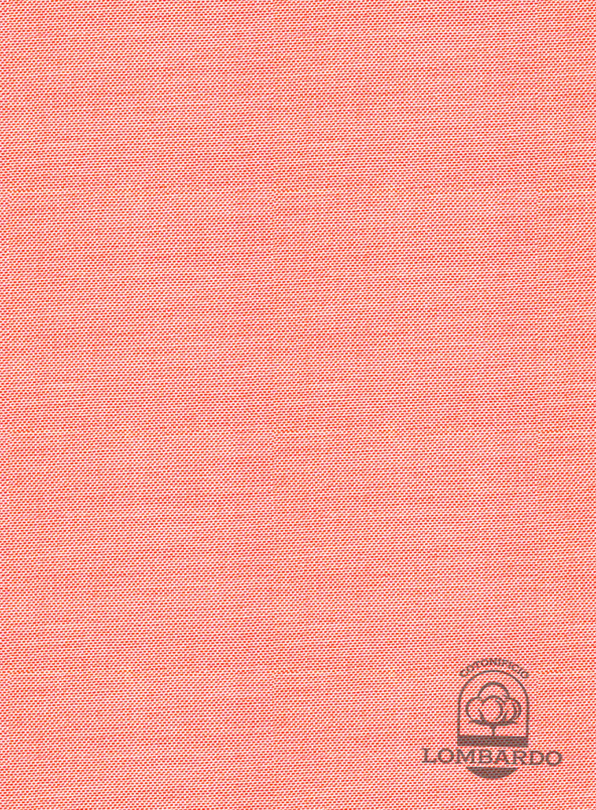 Italian Lombardo Orange Red Shirt - Image 3