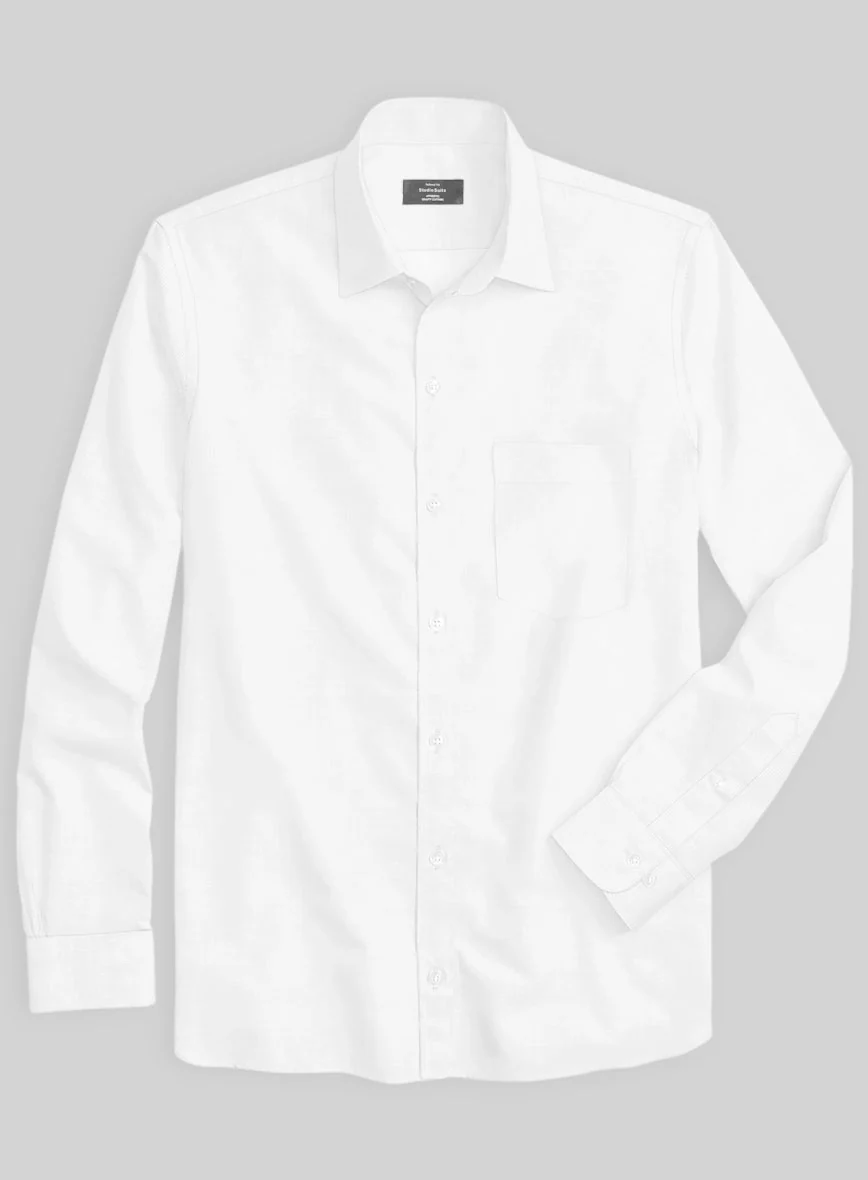 Italian Lombardo Powder White Shirt - Image 2