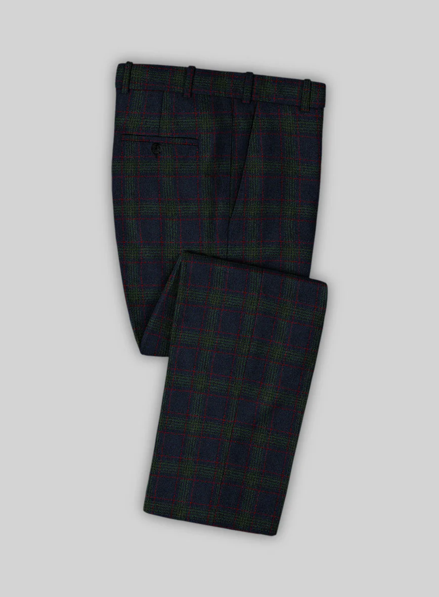 Italian Loza Checks Tweed Pants