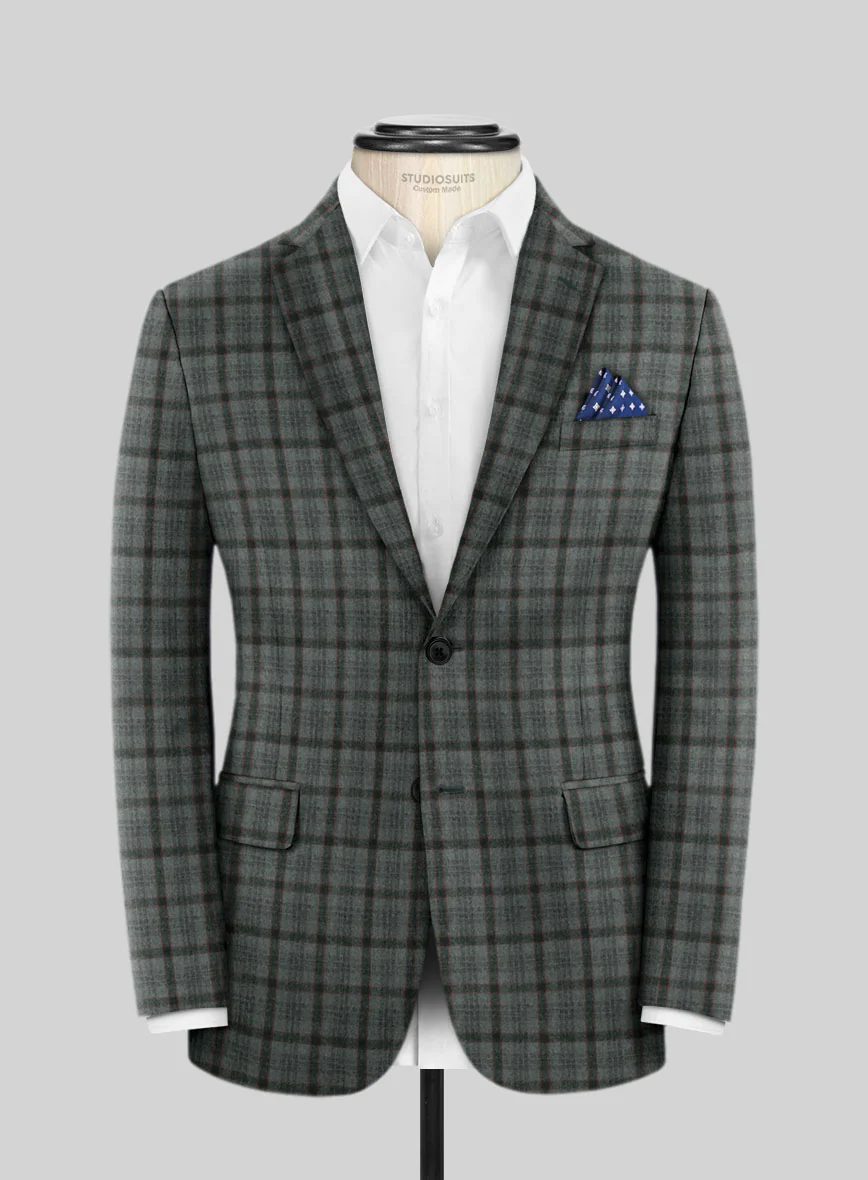 Italian Malco Green Wool Jacket