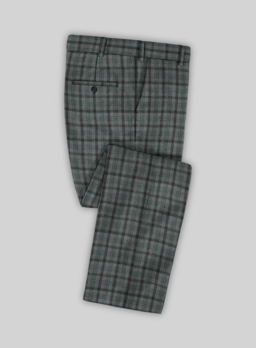 Italian Malco Green Wool Suit - Image 4