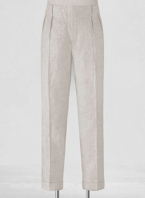 Italian Meadow Vintage Manny Linen Trousers