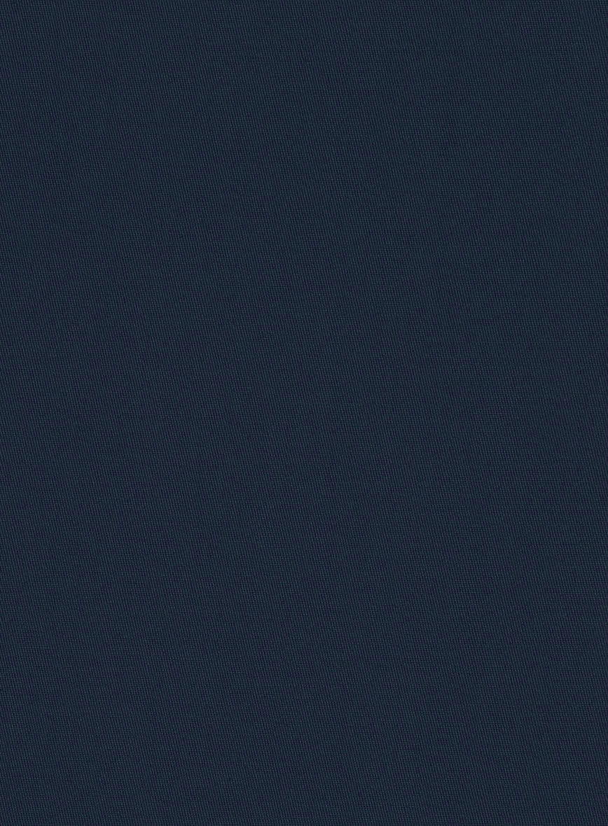 Italian Mirage Blue Cotton Stretch Shorts - Image 6