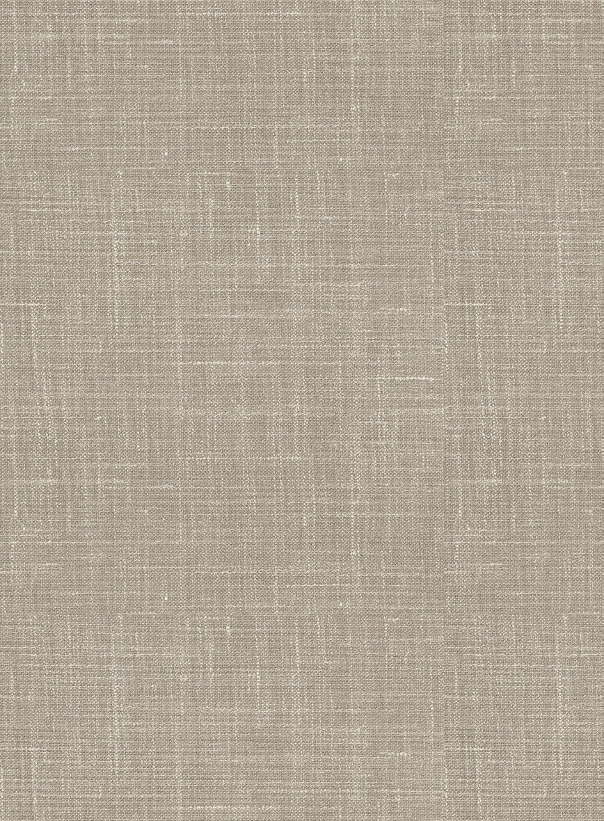 Italian Murano Beige Wool Linen Jacket - Image 3