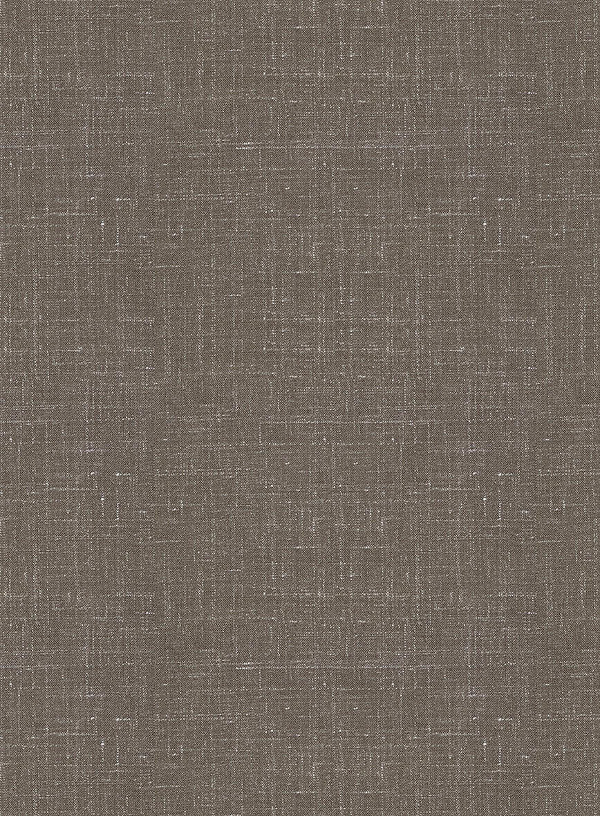 Italian Murano Brown Wool Linen Jacket - Image 3