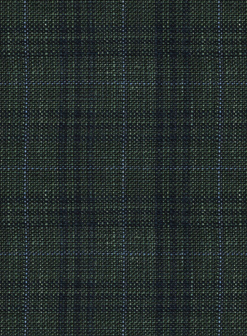 Italian Murano Genito Green Wool Pants - Image 2