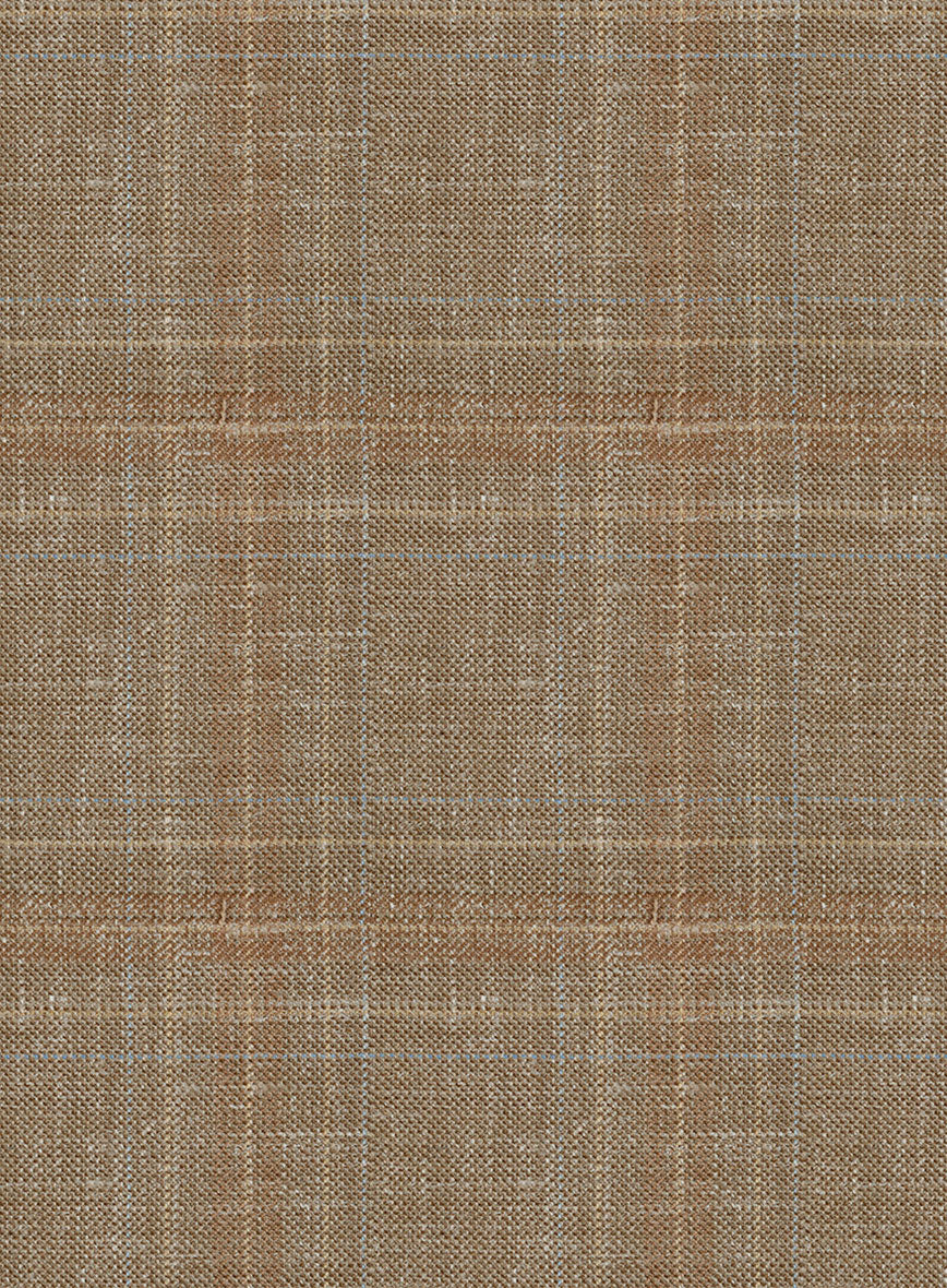 Italian Murano Ocavi Brown Wool Linen Silk Jacket - Image 3
