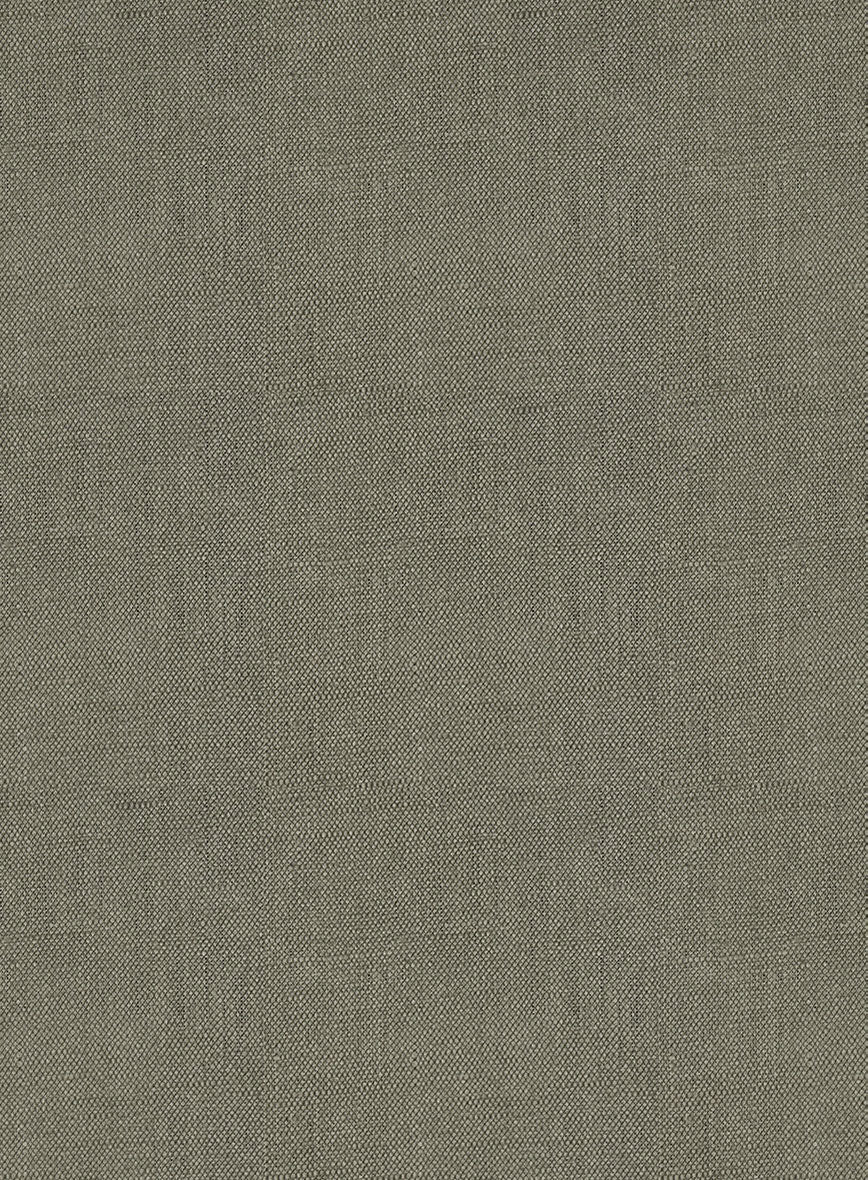 Italian Muted Green Linen Jacket - Image 2