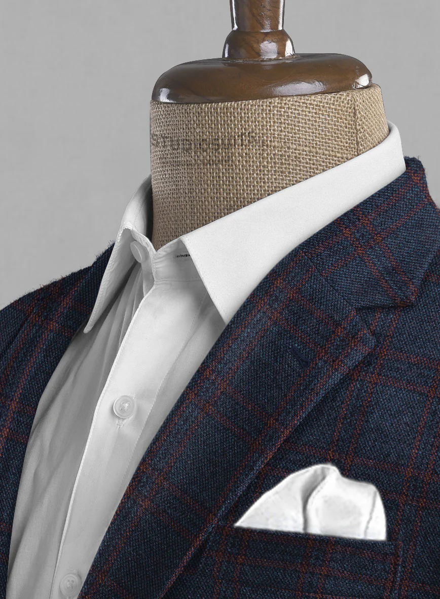 Italian Narciso Check Tweed Jacket - Image 2