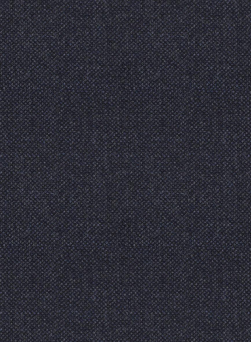 Italian Ombo Blue Birdseye Flannel Suit - Image 7