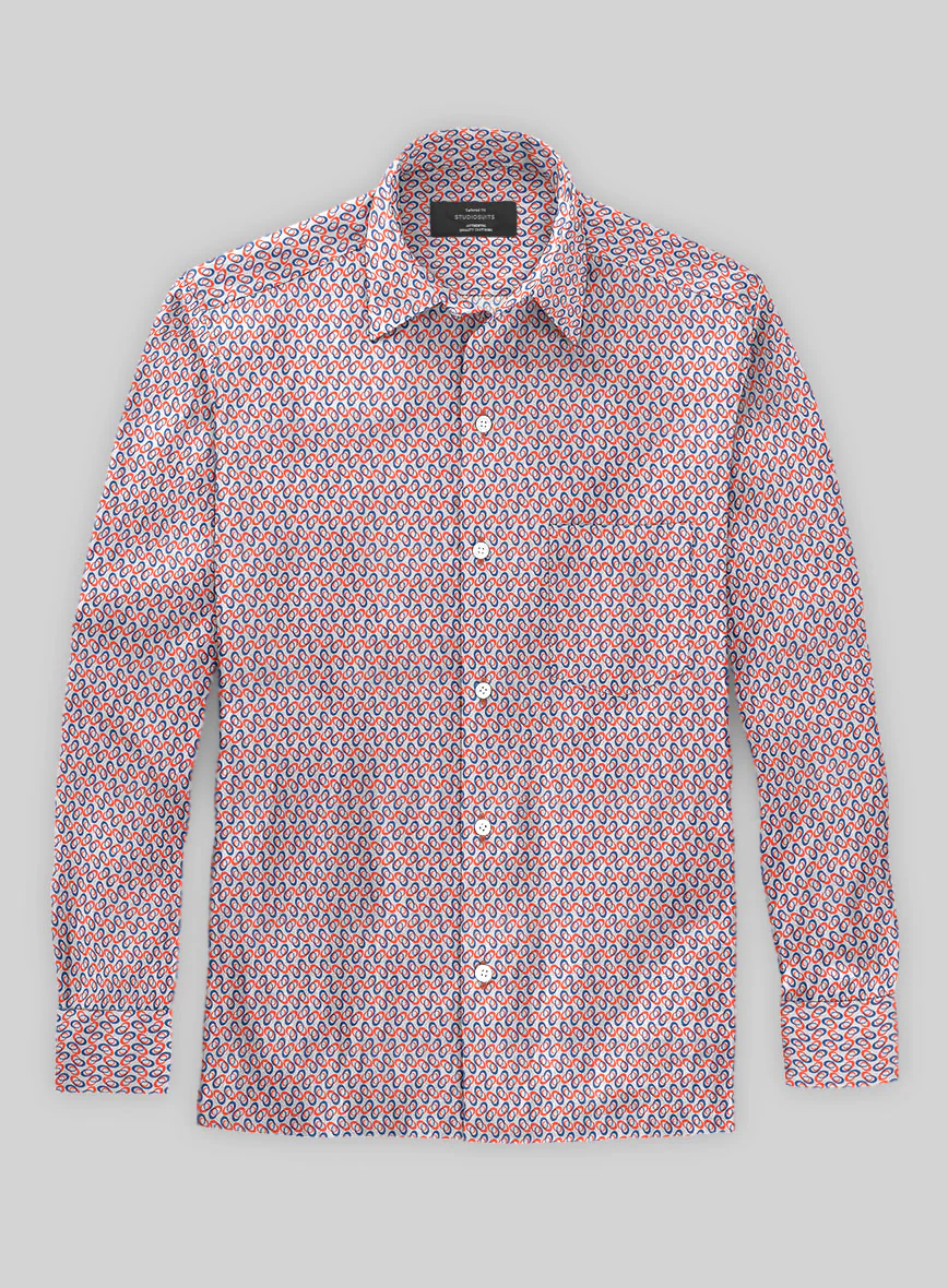 Italian Palmira Summer Linen Shirt - Image 2