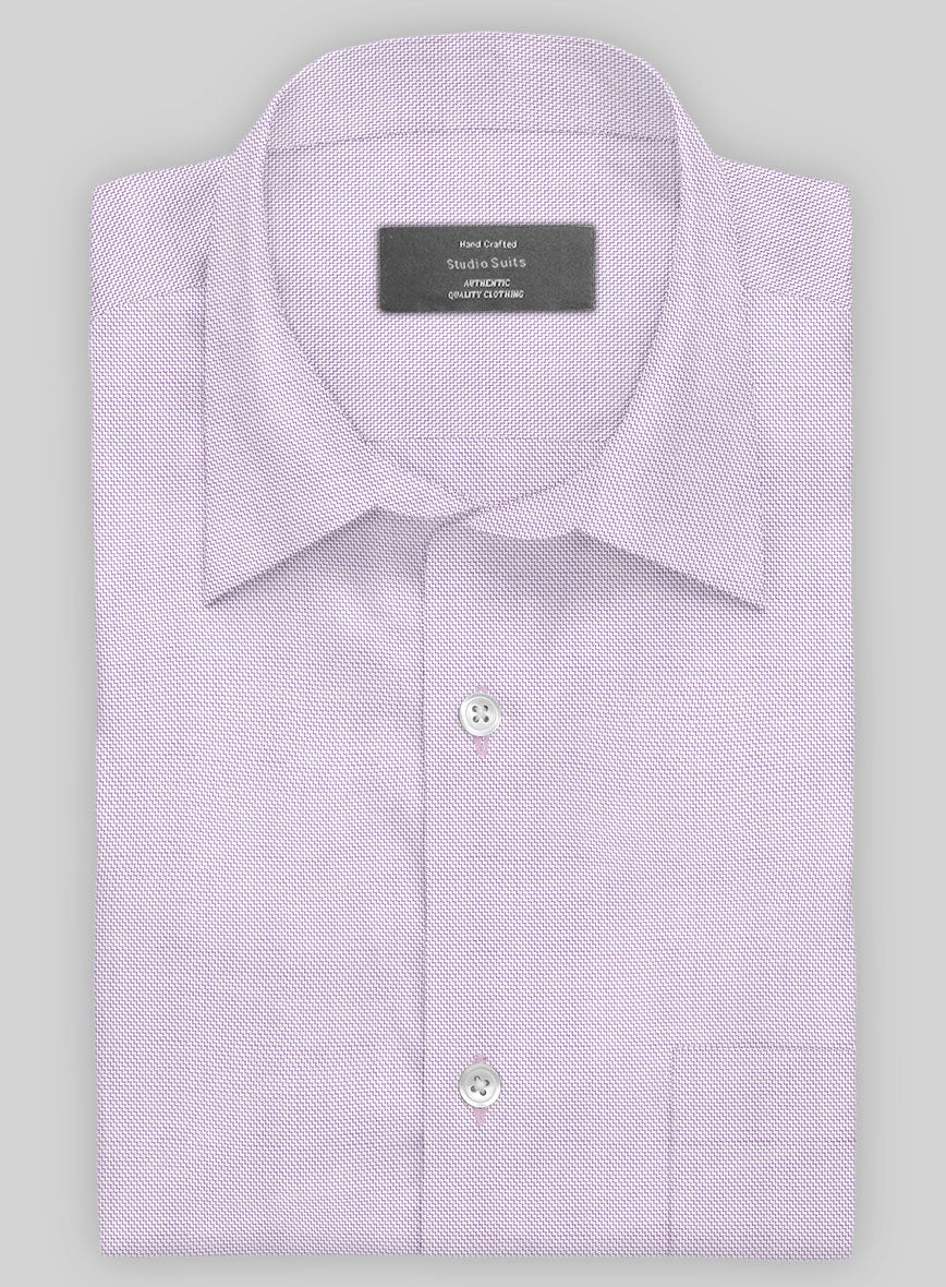 Italian Pink Sharkskin Shirt
