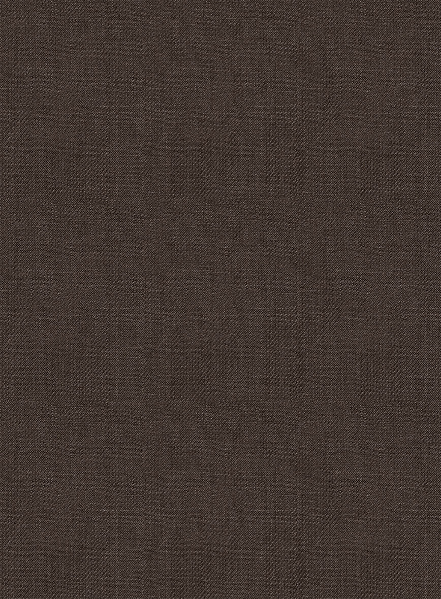Italian Prato Brown Linen Highland Trousers - Image 6