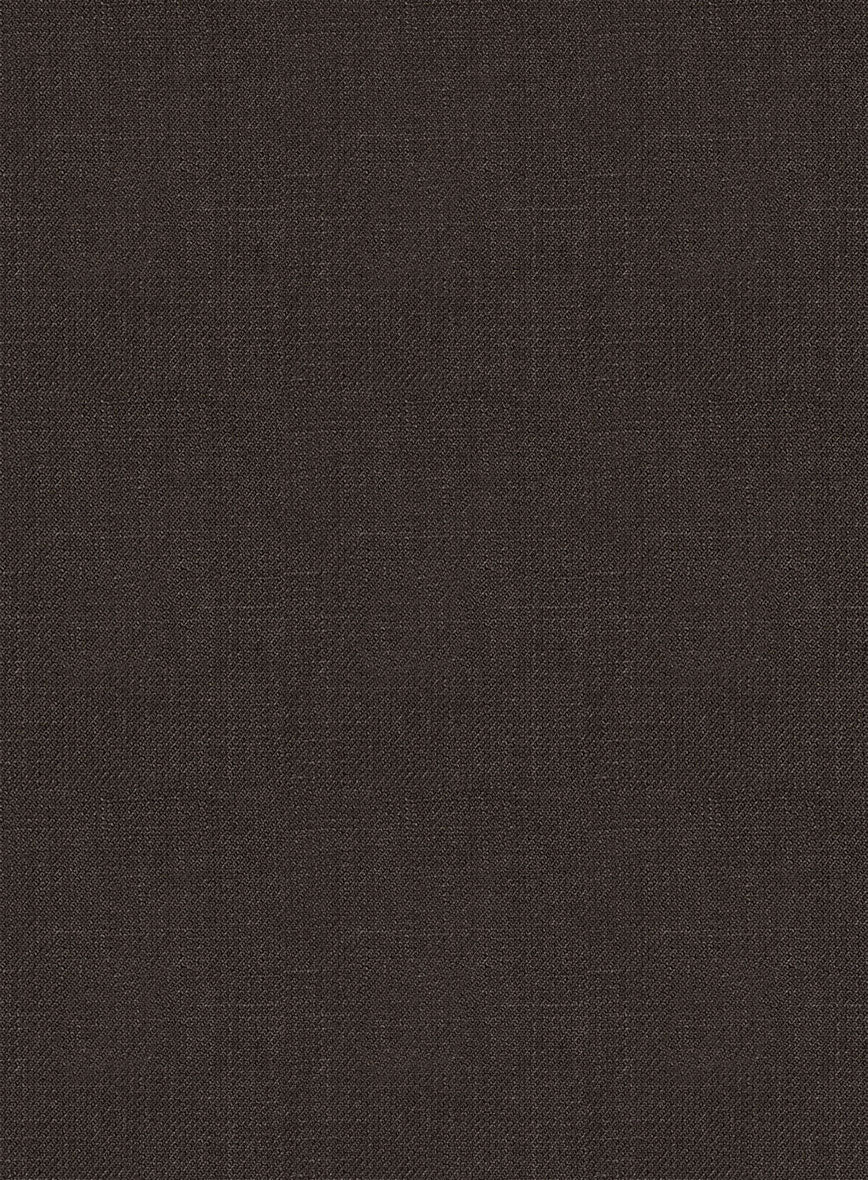 Italian Prato Brown Linen Suit - Image 8