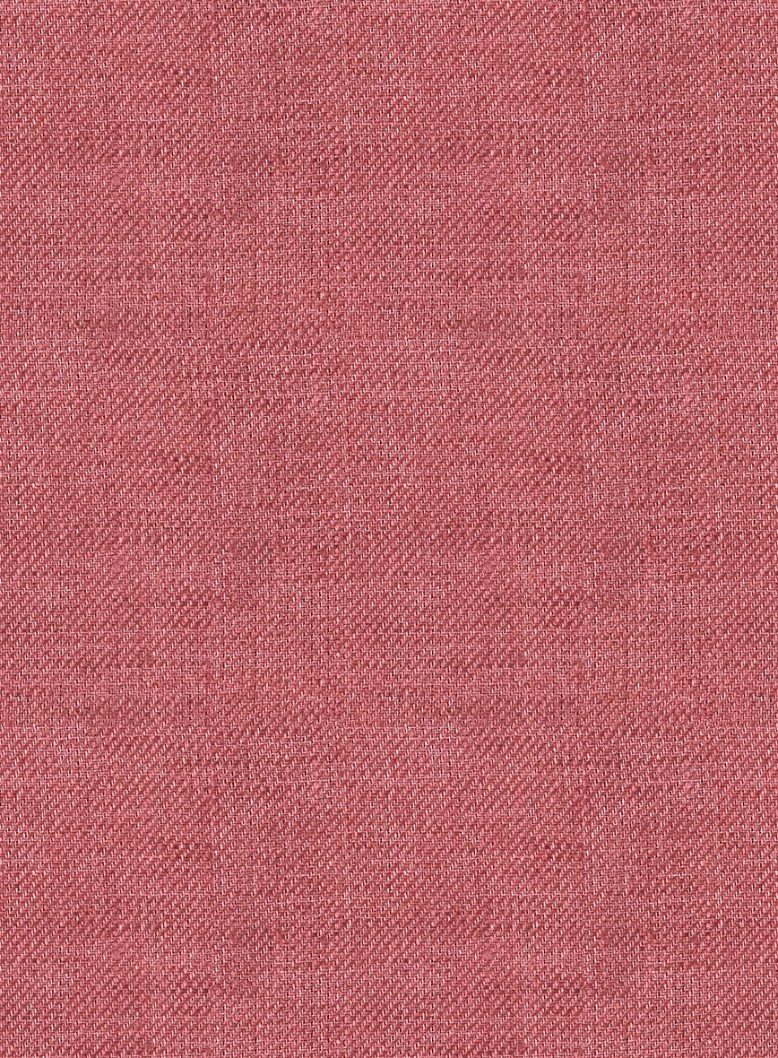 Italian Prato Dusty Rose Linen Jacket - Image 3